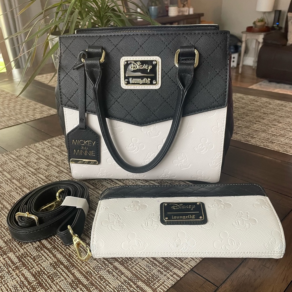 Disney Loungefly purse & wallet.